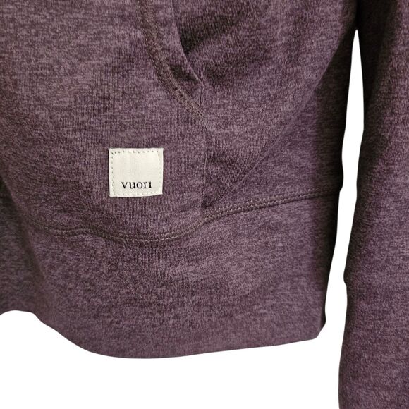 Vuori Halo Performance Hoodie 2.0 Womens Small Purple Full Zip Pocket Stretch - Picture 5 of 10